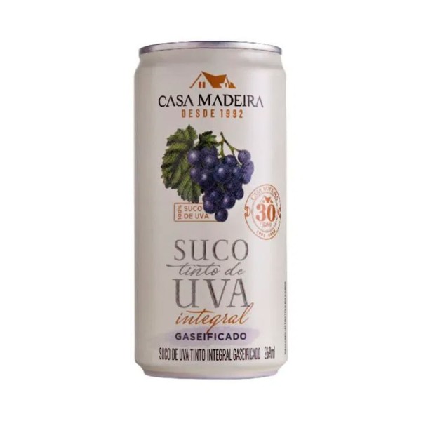 Encontraproduto.com.br - Suco de Uva Tinto Gaseificado Casa Madeira 269ml