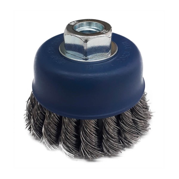 Encontraproduto.com.br - Escova Trancada de Aço Brasfort 65MM