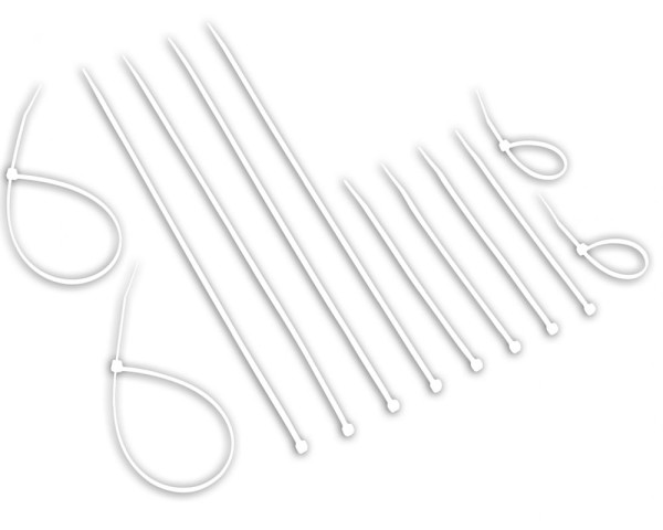 Encontraproduto.com.br - Abracadeira Nylon Brasfort 4,8mmx100mm Br 100pcs 7338