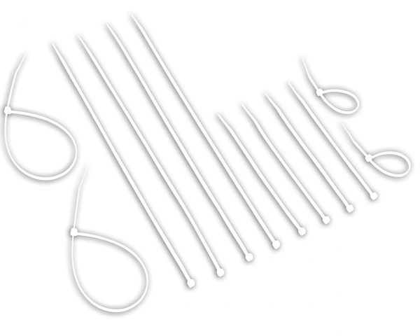 Encontraproduto.com.br - Abracadeira Nylon Brasfort 4,8mmx100mm Br 100pcs 7338