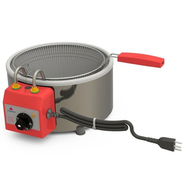 Encontraproduto.com.br - Tacho Fritador Elétrico Progás Aço Inox Escovado com Cesto 3 Litros 127V PR-310E