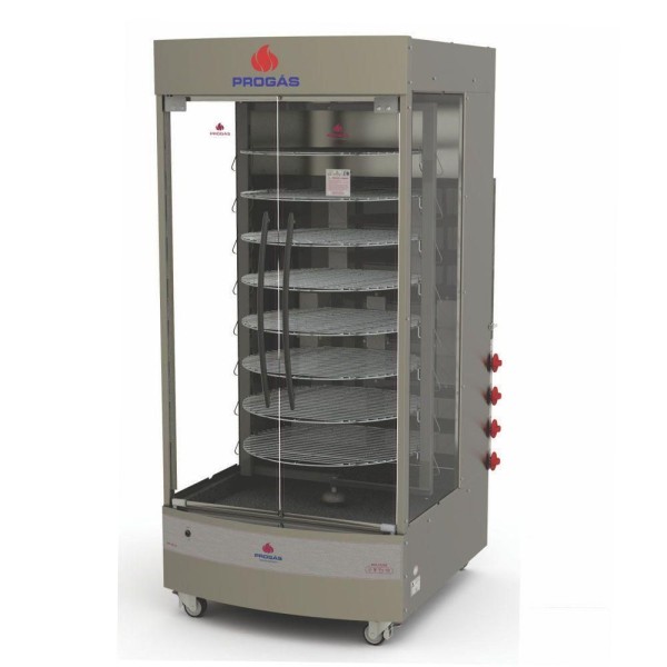 Forno Multiuso Gás Natural Progás 128 Kg 8 Grelhas Prp-482 G4 Bivolt