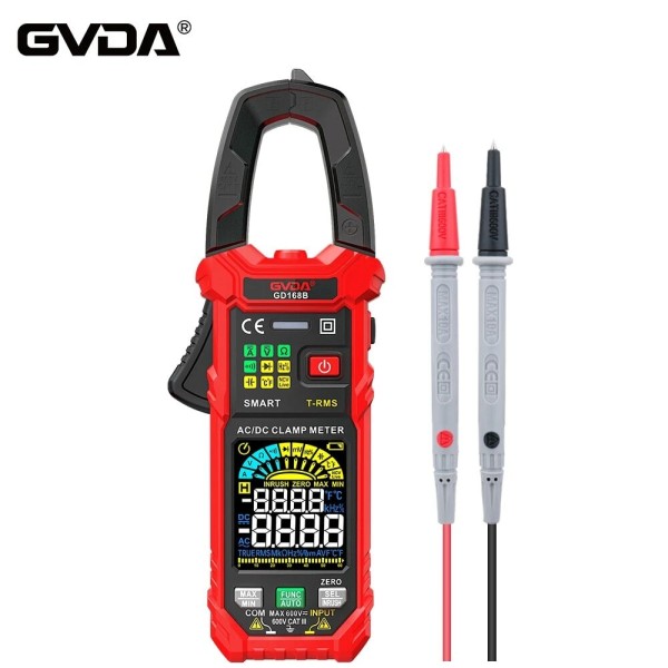 Encontraproduto.com.br - Alicate Amperímetro True Rms Gd168b Multímetro Digital Gvda