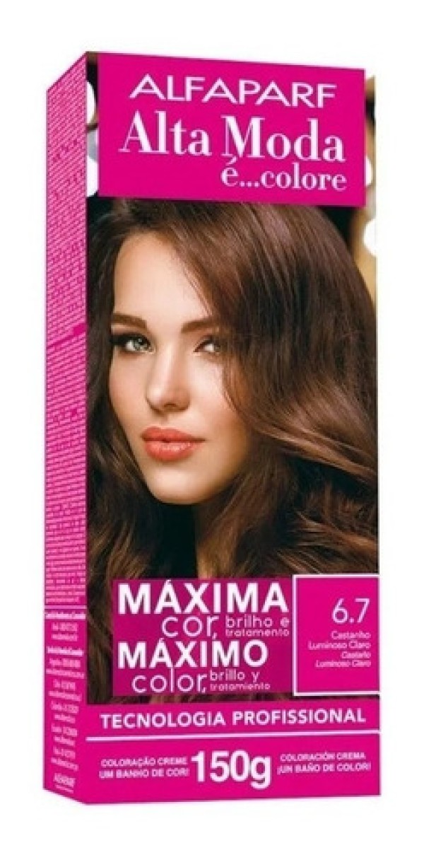 Tintura Permanente Alta Moda kit 9.0 Louro Clarissimo