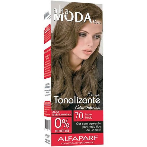 Encontraproduto.com.br - Tonalizante Altamoda 7.0 Louro Médio 120g