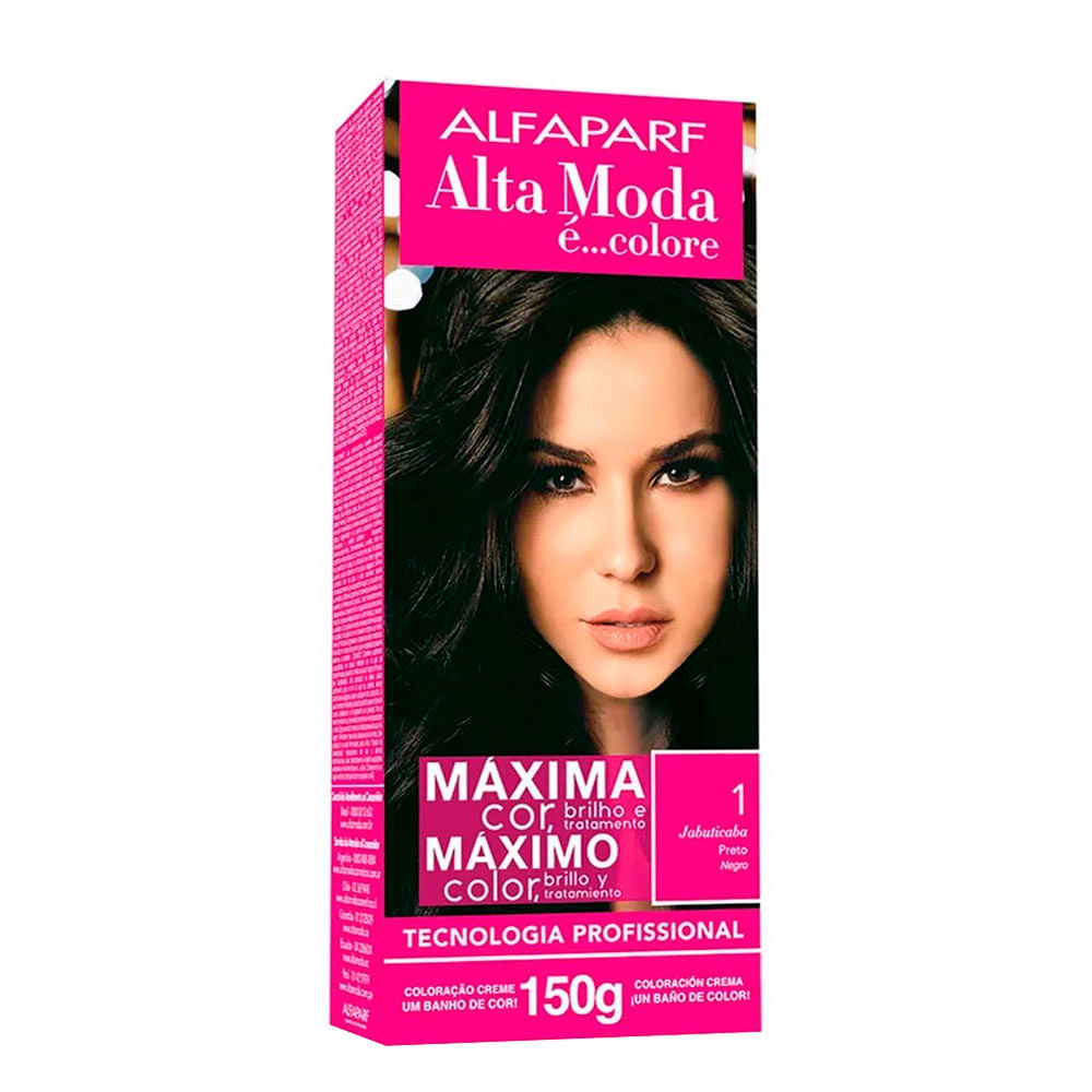 Tinta Kit 150g 1 Preto - Alta Moda