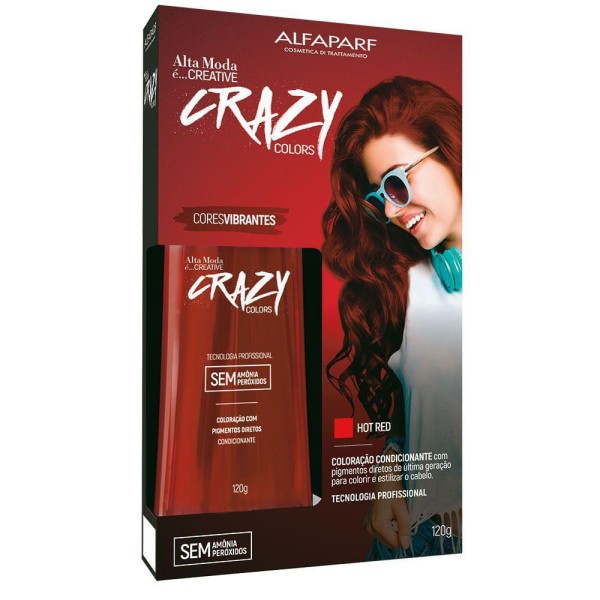 Coloração Altamoda Crazy Color Hot Red