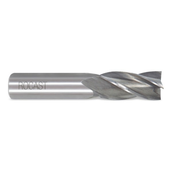 Encontraproduto.com.br - Fresa de Topo com Haste Cilíndrica em Aço Rápido - Vários Cortes - (HSS) - 24,00mm - Ref. 844 AN Rocast 18,0035