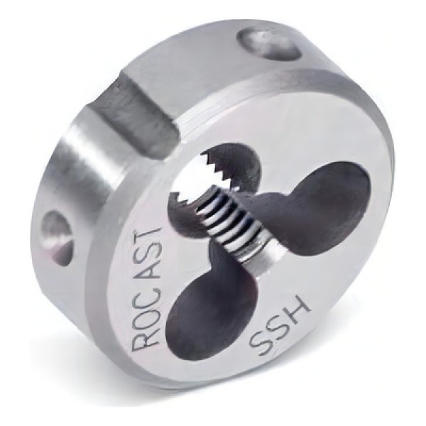 Encontraproduto.com.br - Cossinete Manual Aço Rápido (HSS) Rosca Paralela para Tubo - BSP (G) - 1/8