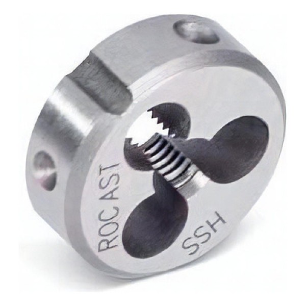 Encontraproduto.com.br - Cossinete Manual Aço Rápido (HSS) Rosca Whitworth Grossa - BSW - 3/16