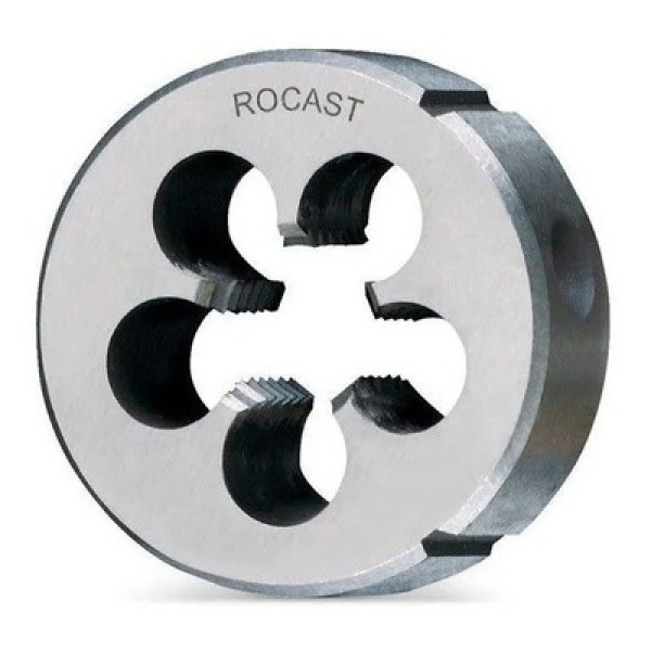 Encontraproduto.com.br - Cossinete Manual Aço Rápido (HSS) Rosca Métrica Grossa - M - M10 x 1,5 - Ref. 223 B Rocast 13,0010