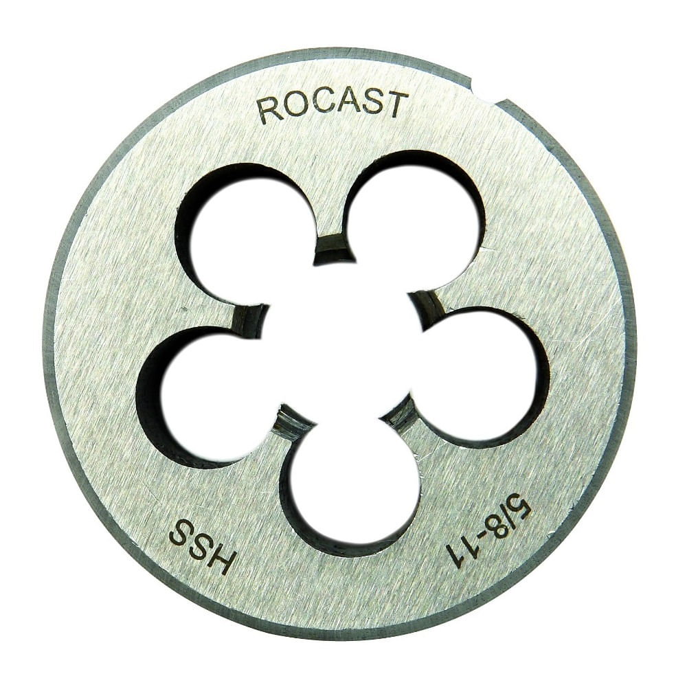 Cossinete Manual Aço Rápido (HSS) Rosca Métrica Grossa - M - M10 x 1,5 - Ref. 223 B Rocast 13,0010