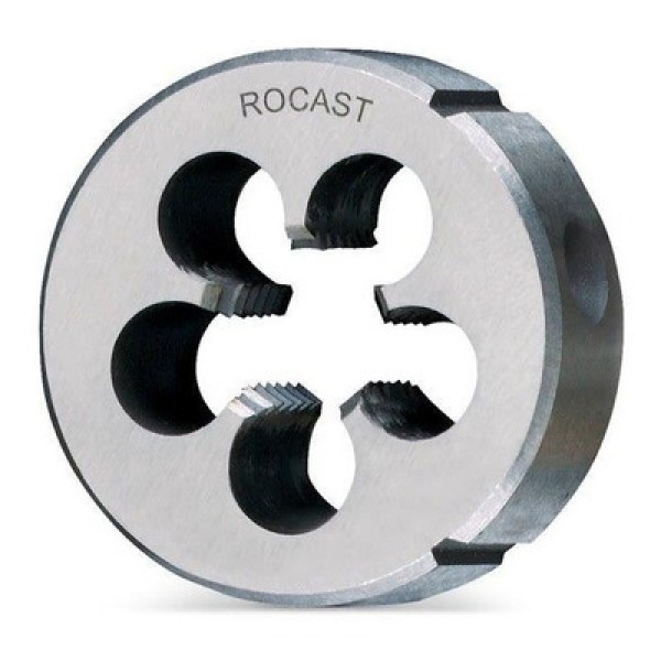 Encontraproduto.com.br - Cossinete Manual Aço Rápido (HSS) Rosca Métrica Grossa - M - M12 x 1,75 - Ref. 223 B Rocast 13,0011