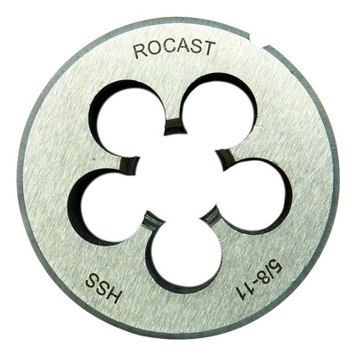 Cossinete Manual Aço Rápido (HSS) Rosca Métrica Fina (MF) - M22 x 1,5 - Ref. 223 B Rocast 13,0036