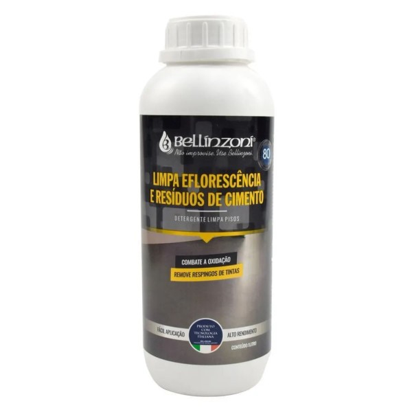 Encontraproduto.com.br - Limpa Eflorescência e Resíduo de Cimento Bellinzoni 1 Litro