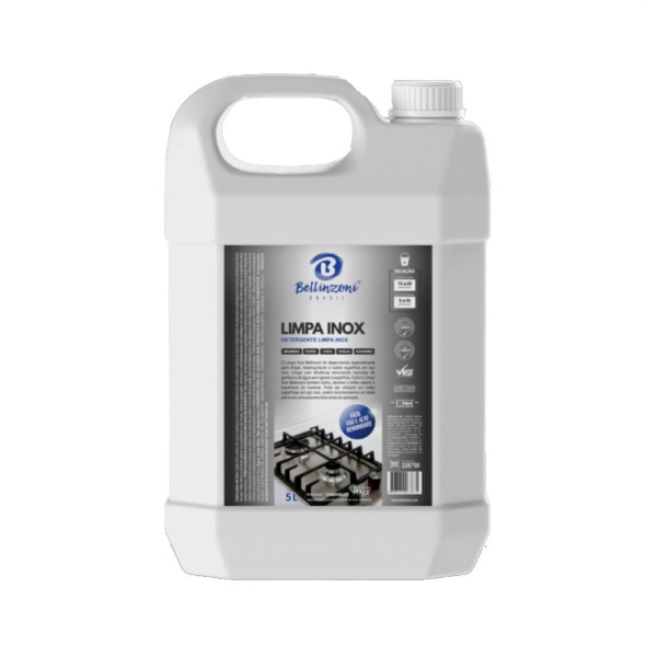Limpa e Lustra Inox 5L - Bellinzoni