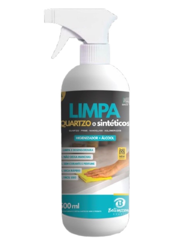 Encontraproduto.com.br - Limpador de Quartzo e Sintéticos 500ml Bellinzoni