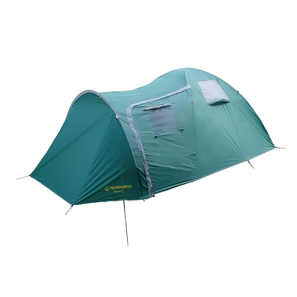 Encontraproduto.com.br - Barraca de camping Guepardo Zeus 6 pessoas com avancê fechado e coluna dágua de 2500mm