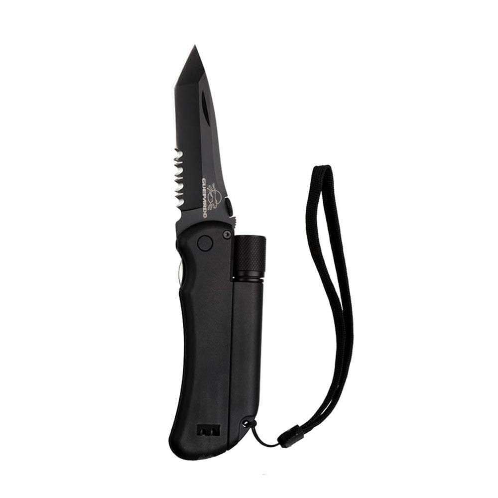 Encontraproduto.com.br - Canivete multifunção Guepardo Survival com pederneira