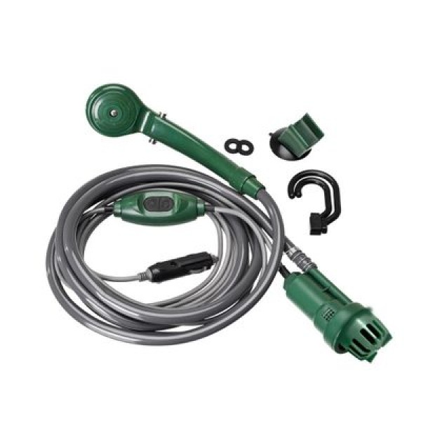 Encontraproduto.com.br - Chuveiro Portátil 12V Guepardo Camping Shower
