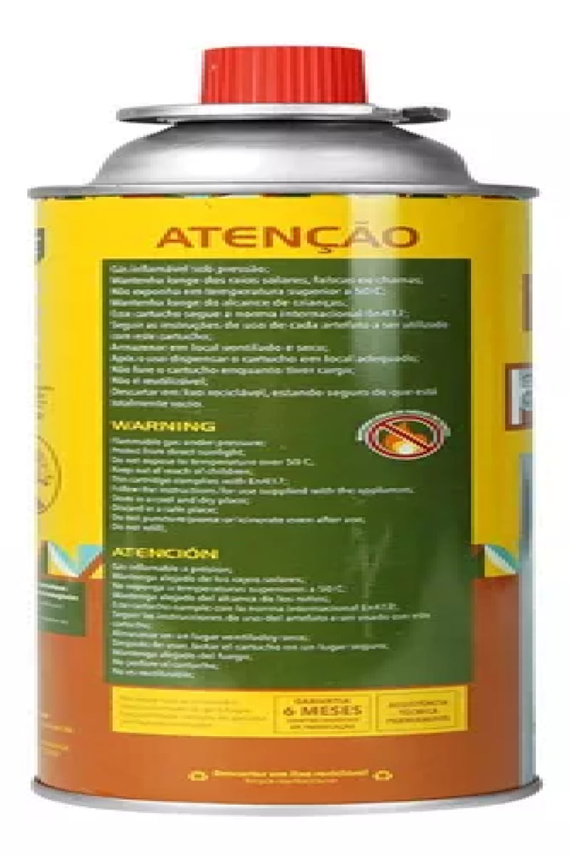 Encontraproduto.com.br - Cartucho Tube Gás Kit com 28 Unidades para Fogareiro e Maçarico Guepardo