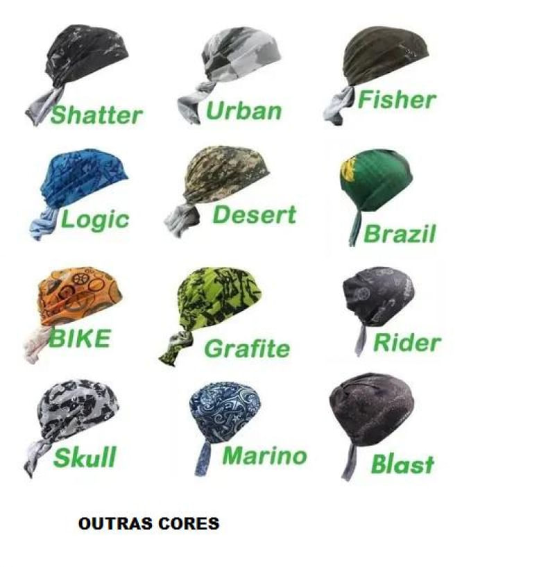 Encontraproduto.com.br - Bandana de poliéster com proteção UV Breeze Bike Running - Guepardo