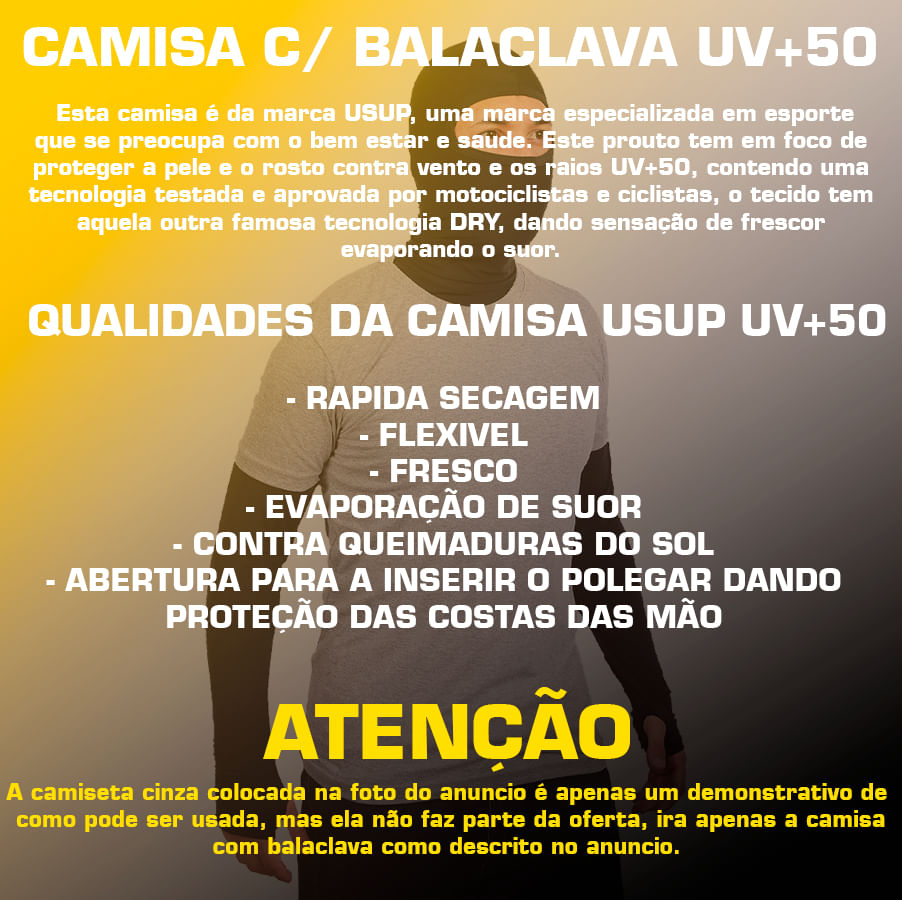 Encontraproduto.com.br - Kit 2 Camisa Camiseta Dry Fit Termica Com Proteção Solar Uv