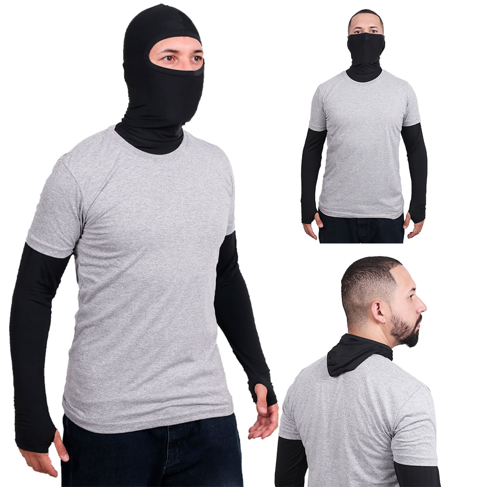 Encontraproduto.com.br - Kit 2 Camisa Camiseta Dry Fit Termica Com Proteção Solar Uv