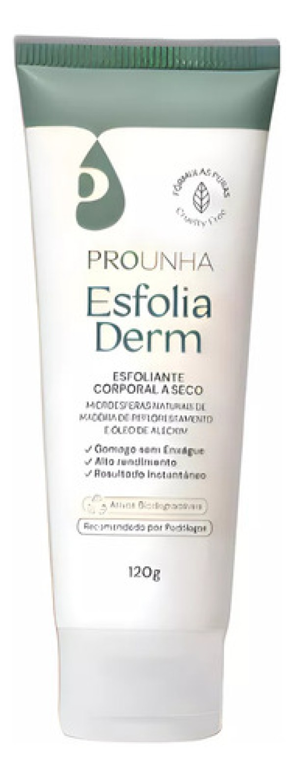 Encontraproduto.com.br - Creme Esfoliante Esfoliaderm c/ Óleo de Alecrim e Microesferas Madeira 250g