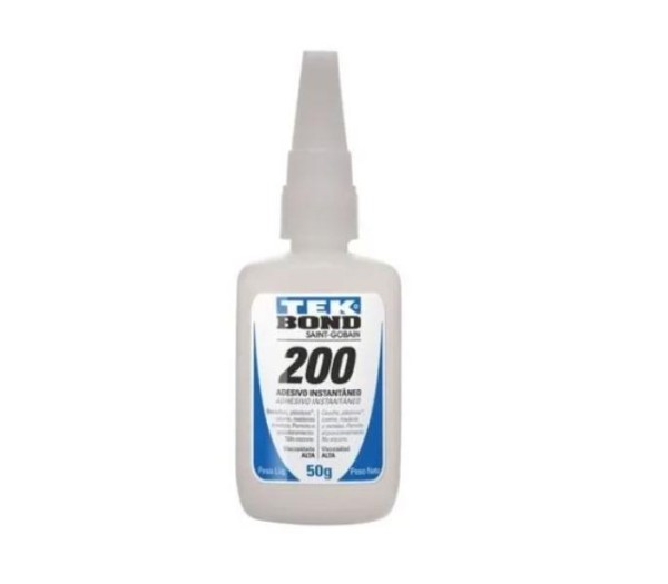 Encontraproduto.com.br - Cola Instantânea 200 100g Bico Anti Entupimento TekBond