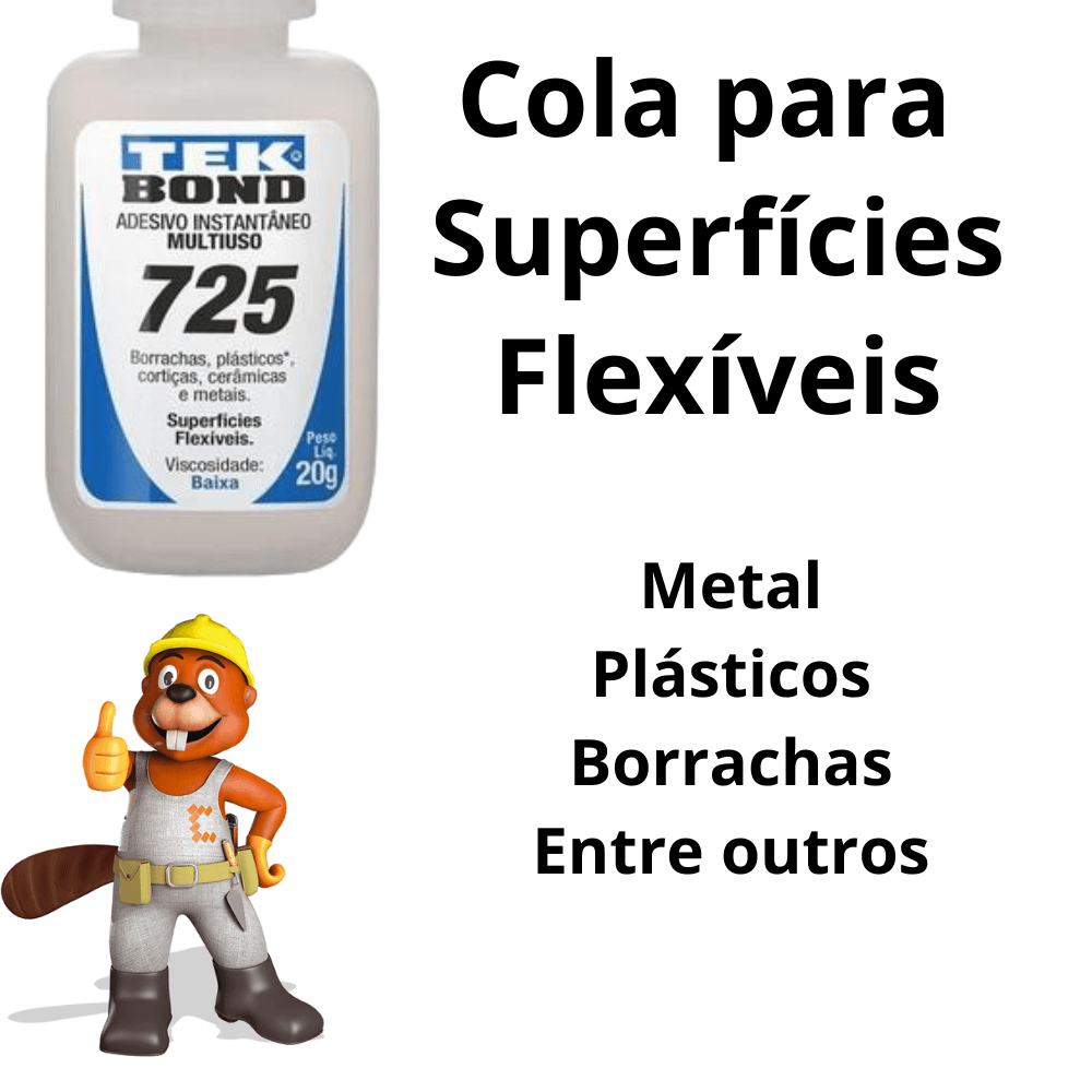 Encontraproduto.com.br - Tekbond Cola Instantânea Tekbond 725 20g Super Bonder 10 Und