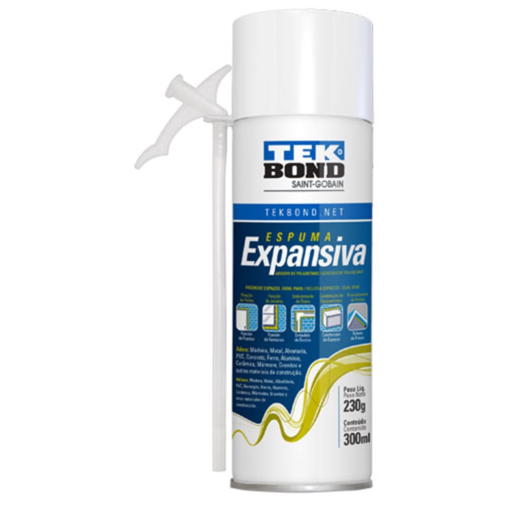 Encontraproduto.com.br - Espuma Expansiva De Pu 300Ml - Tekbond