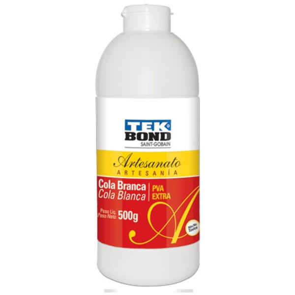 Encontraproduto.com.br - COLA BRANCA PVA EXTRA TEKBOND 500G
