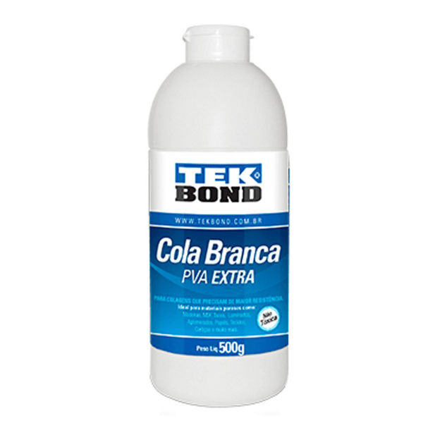 Encontraproduto.com.br - COLA BRANCA PVA EXTRA TEKBOND 500G