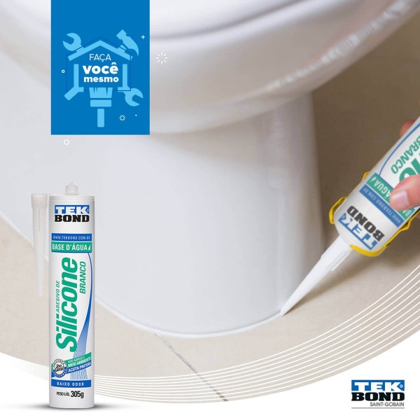 Encontraproduto.com.br - Adesivo de Silicone a Base DÁgua 305g Tekbond