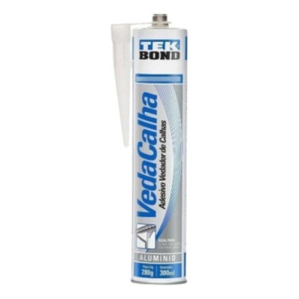Encontraproduto.com.br - Adesivo Vedador 280G Incolor Calha 300 Ml Tekbond