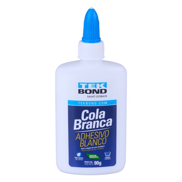 Encontraproduto.com.br - Cola Branca Escolar 90g Tekbond