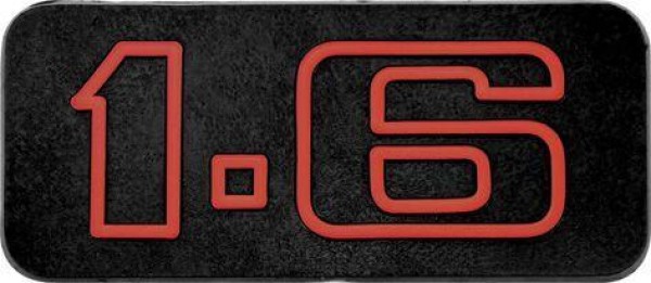 Encontraproduto.com.br - Emblema 1.6 (Grade) Vermelho Gol, V. P. S. 86