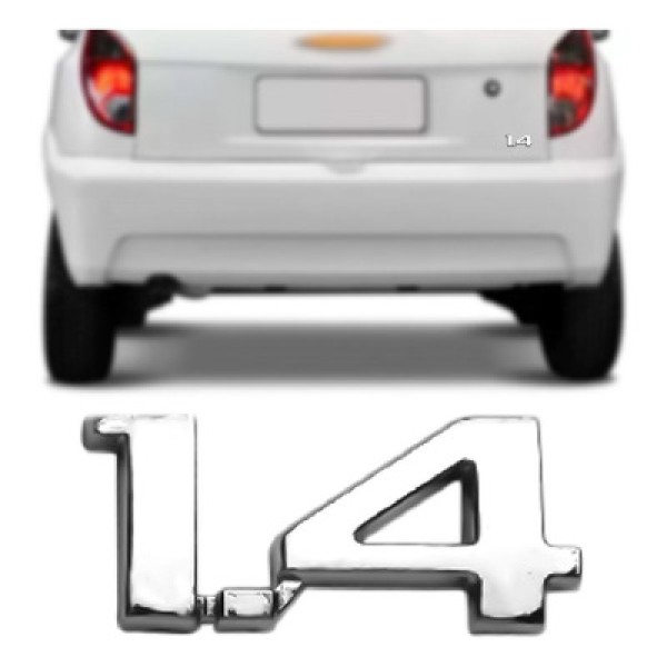Encontraproduto.com.br - Emblema 1.4 Celta Prisma Corsa Hatch Sedan Cromado Marcon