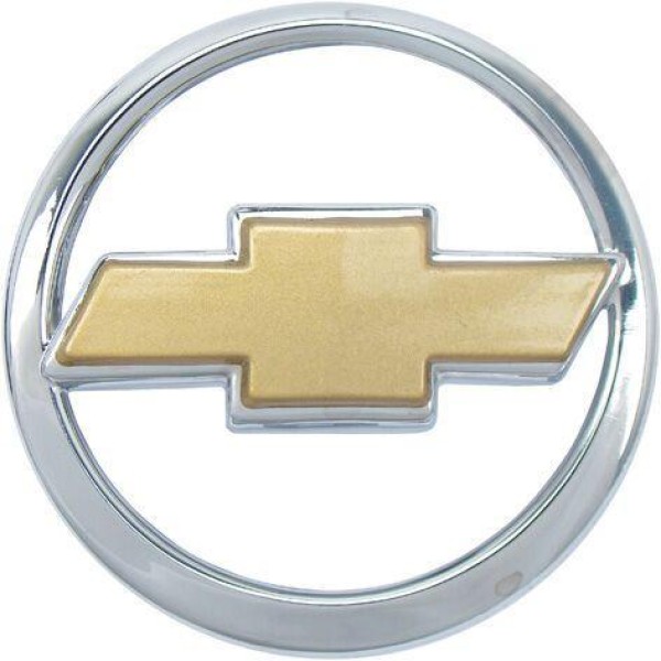 Encontraproduto.com.br - Emblema Grade Vectra,Kadett 97 Cromado (Gravata Dourada)
