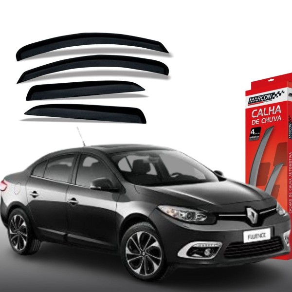 Encontraproduto.com.br - Calha de Chuva Fluence 4 Portas Renault Marçon