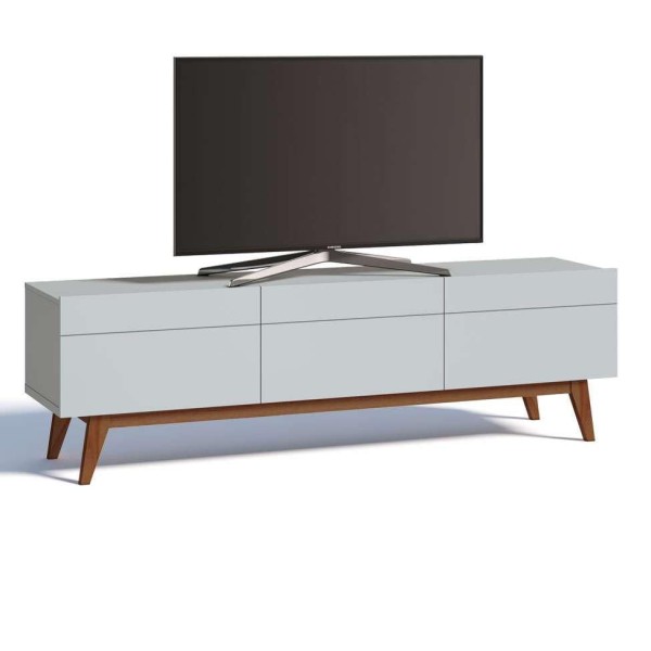 Encontraproduto.com.br - Rack Classic I 3 GV Branco Acetinado 180 cm