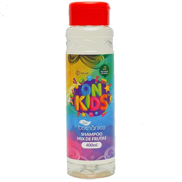 Encontraproduto.com.br - SH ON KIDS 400ML M-FRUTA