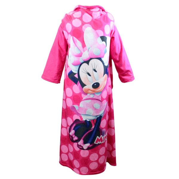 Encontraproduto.com.br - Cobertor Com Mangas Minnie Mouse Disney 1,60 X 1,30 M