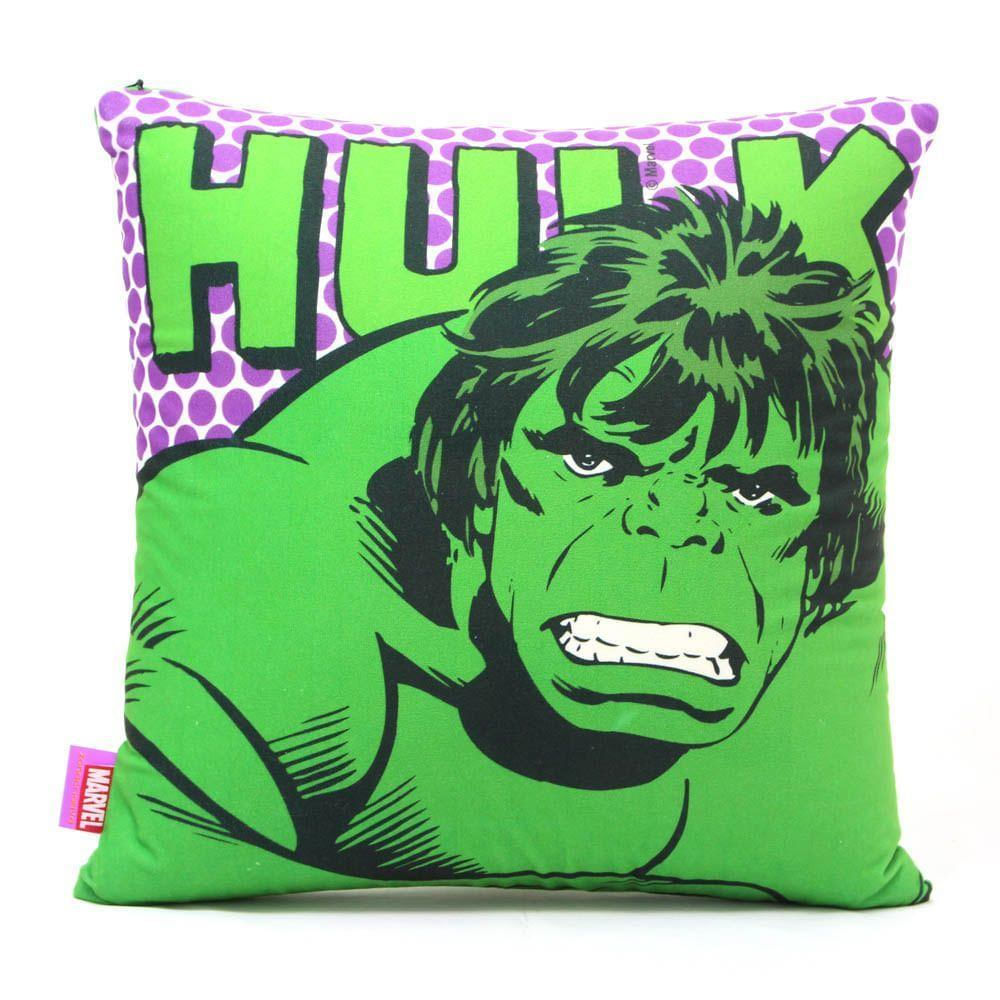 Encontraproduto.com.br - Almofada Hulk Pop Art Almofada 40x40 Hulk Pop Art - Marvel