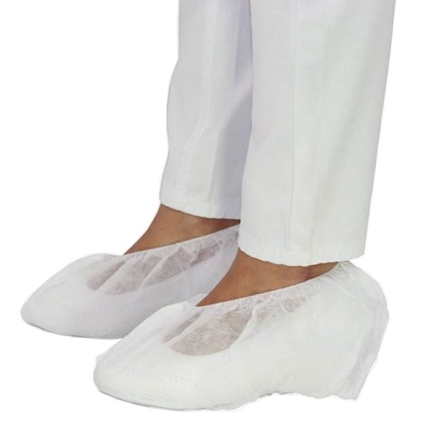 Encontraproduto.com.br - Sapatilha Descartável Branco Propé 100 Unidades