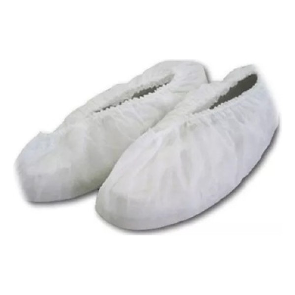Encontraproduto.com.br - Sapatilha Descartável Branco Propé 100 Unidades