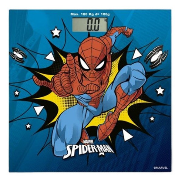 Encontraproduto.com.br - Balança Digital Homem Aranha Marvel Multilaser Saúde - HC097