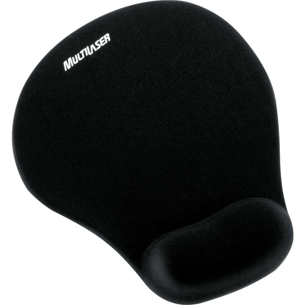 Encontraproduto.com.br - Apoio Mouse em Gel com Apoio Punho Pequeno Preto AC021 - Multilaser