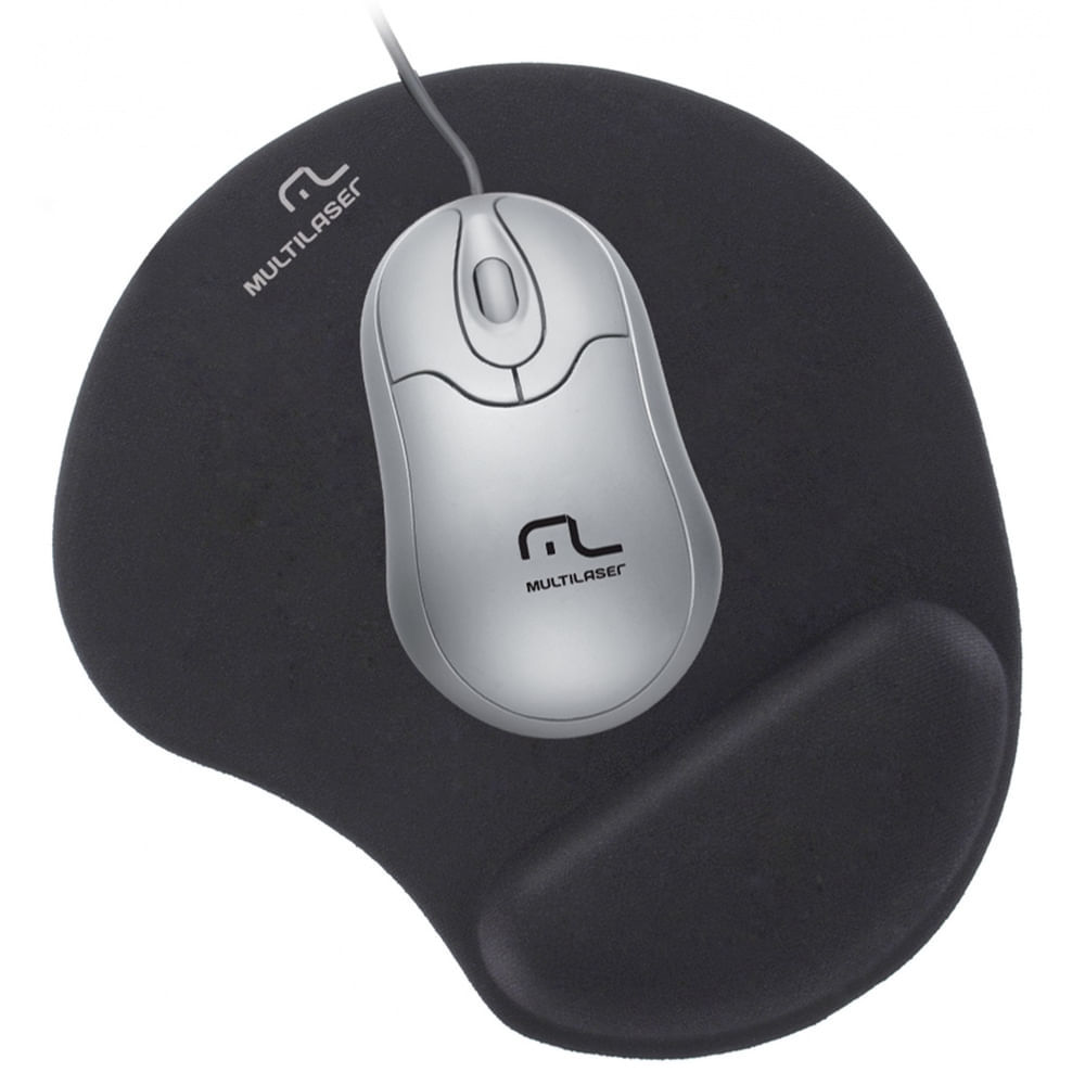 Encontraproduto.com.br - Mouse Pad com Apoio Ergonômico Punho em Gel AC024 Multilaser